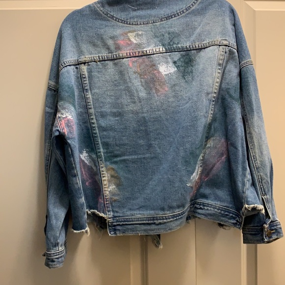Caution to the Wind Denim Jacket Size Medium - Picture 14 of 15